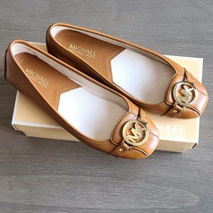 Michael Kors Fulton Leather Moccasin - Size 8